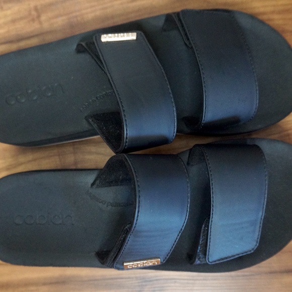 Cobian Dana Rise Black Sandals - Size 9 - Picture 4 of 7